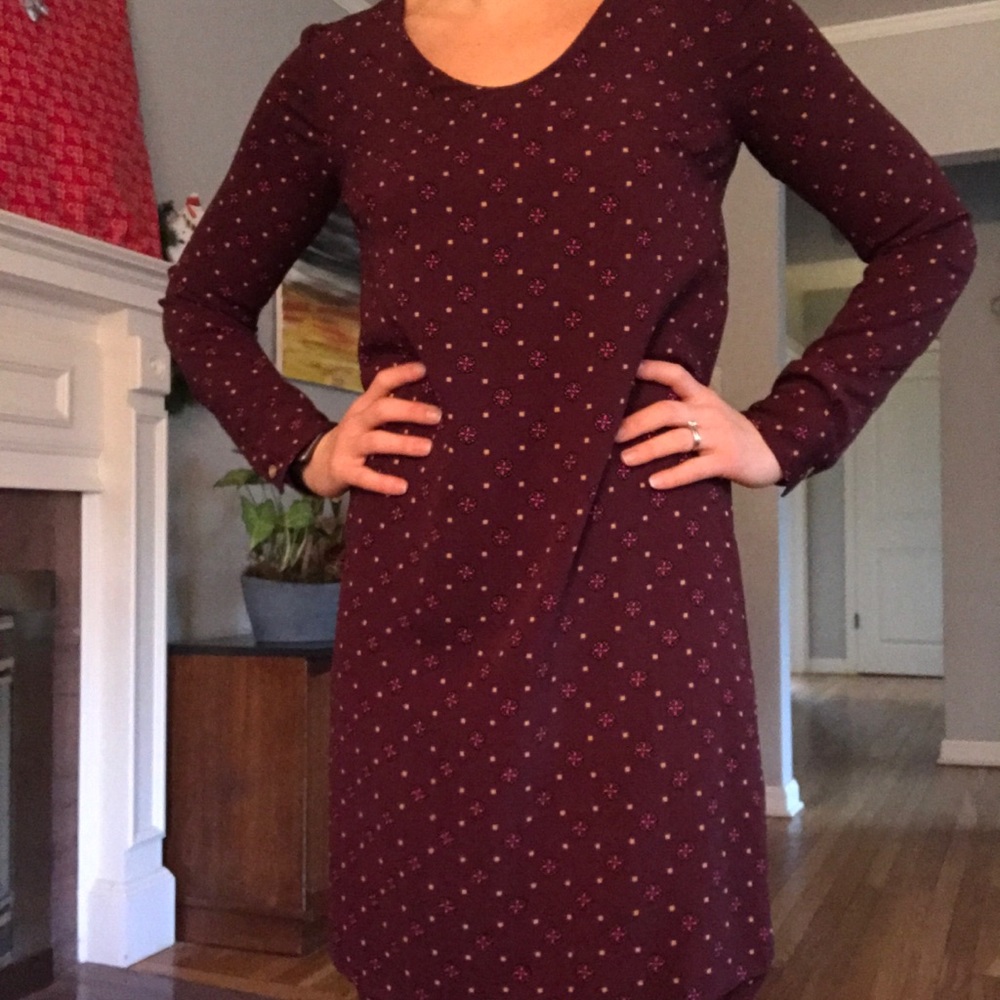 Tommy Hilfiger Burgundy Dress